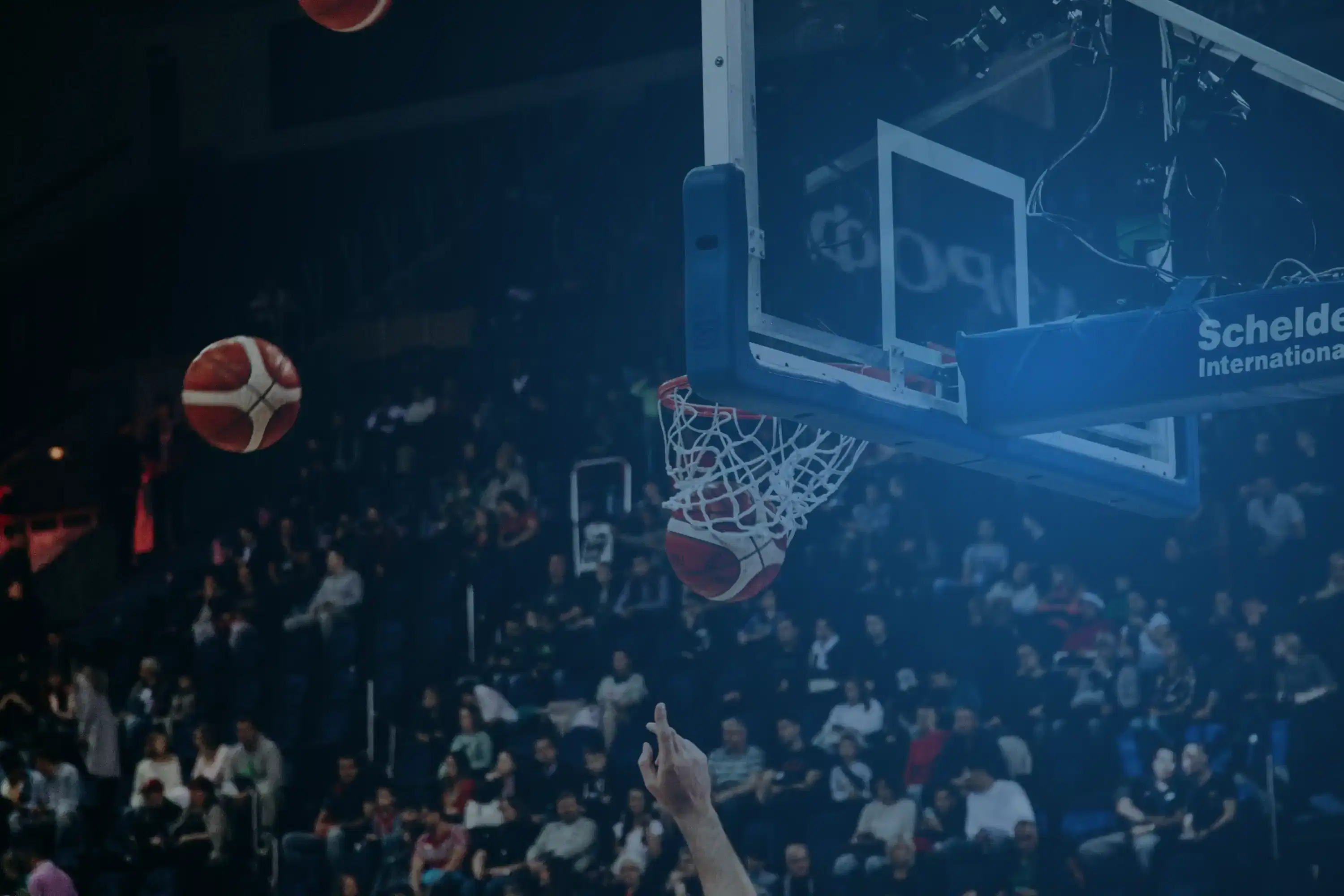 Basketball court background