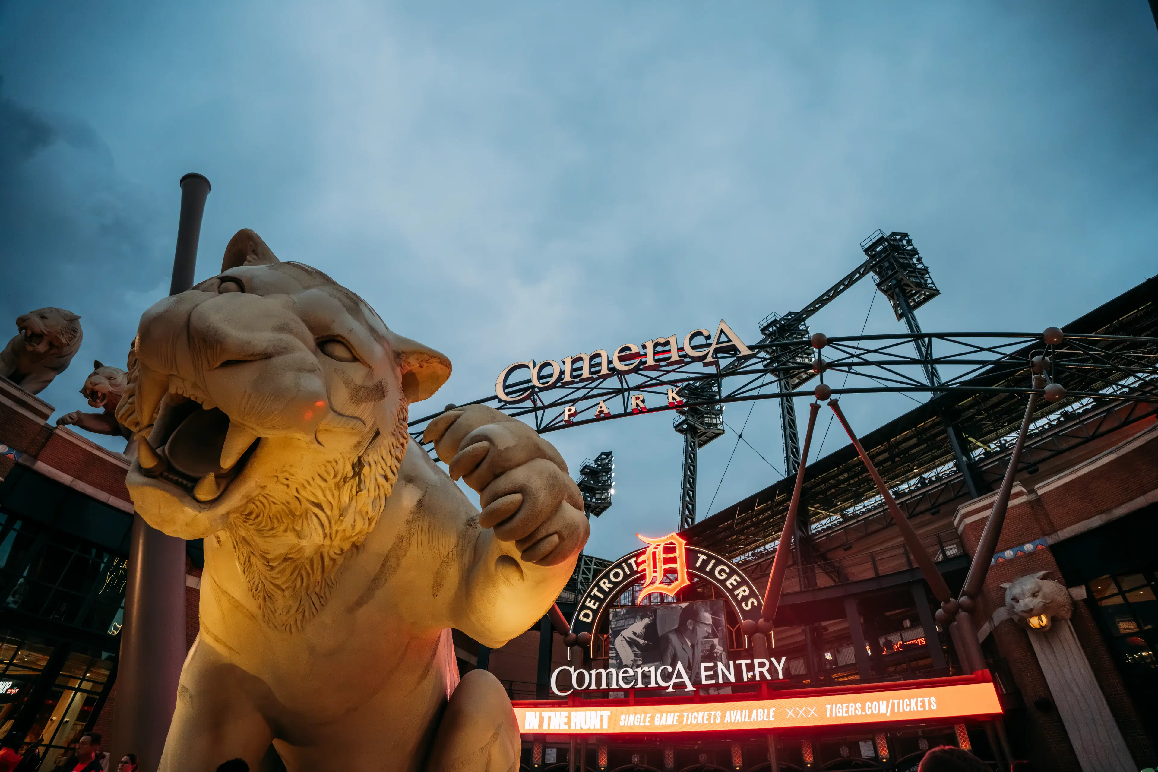 Comerica Stadium Entrance