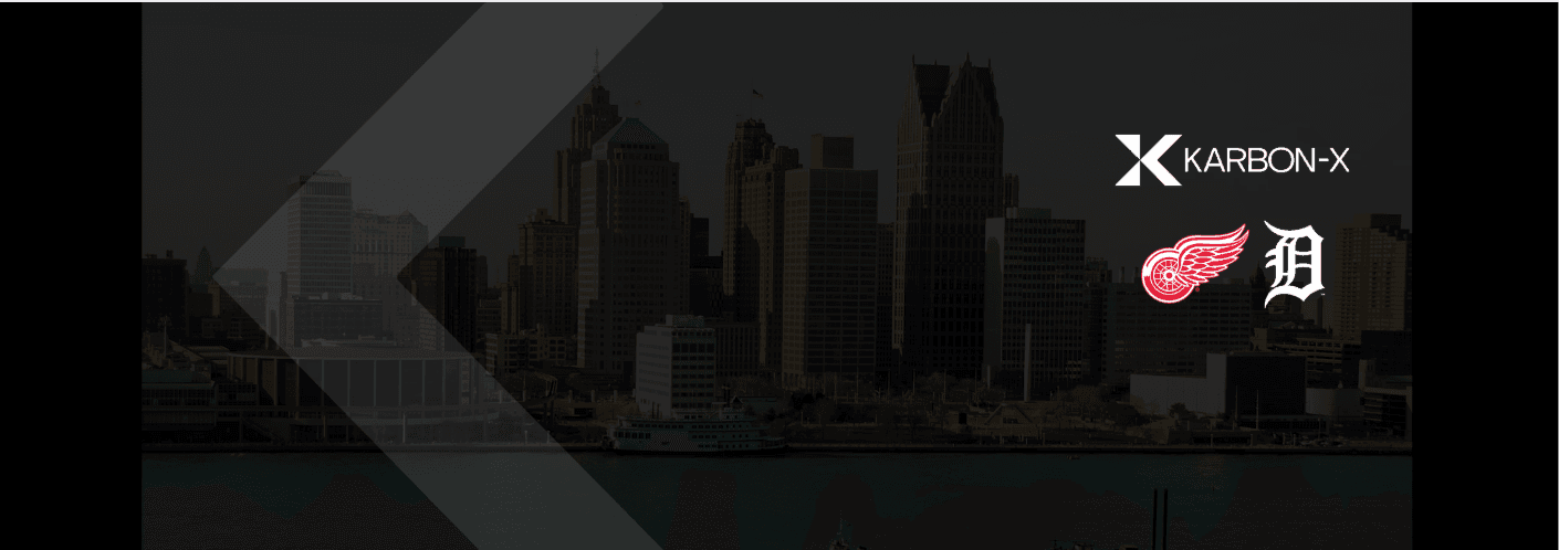 Karbon-X named official sustainability partner of the Detroit Red Wings and Detroit Tigers